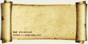 Janko Ruhteski vizit kartica